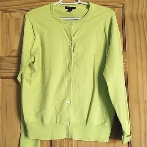 Lands end cardigan size large petite